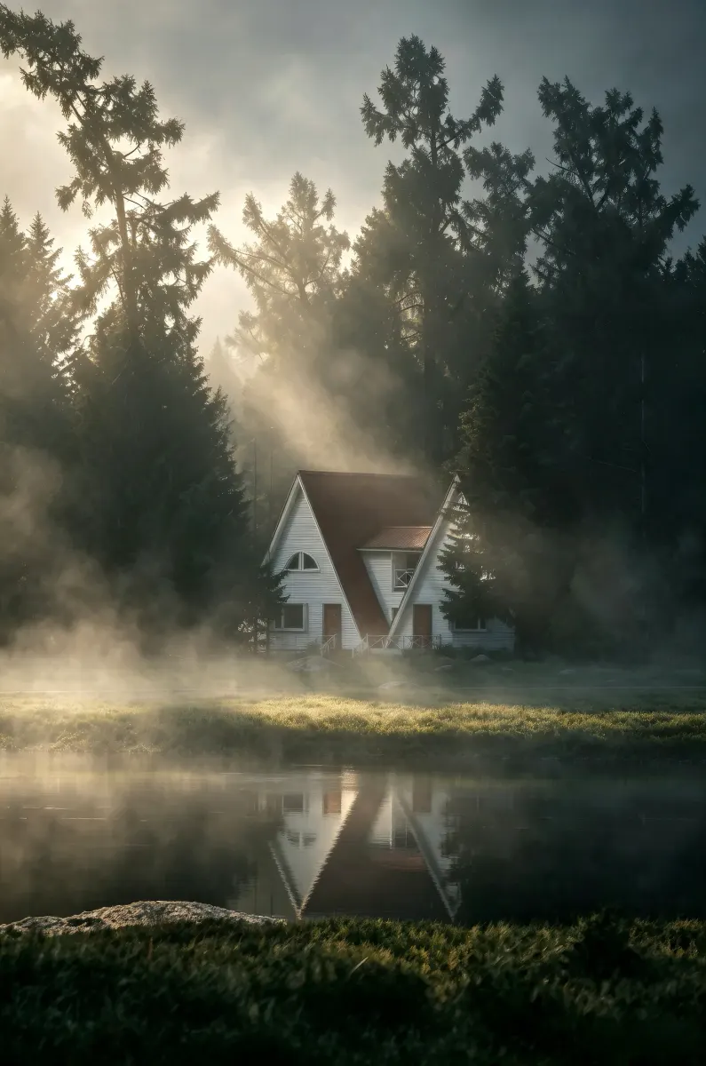 Cottage in Misty Woods 2