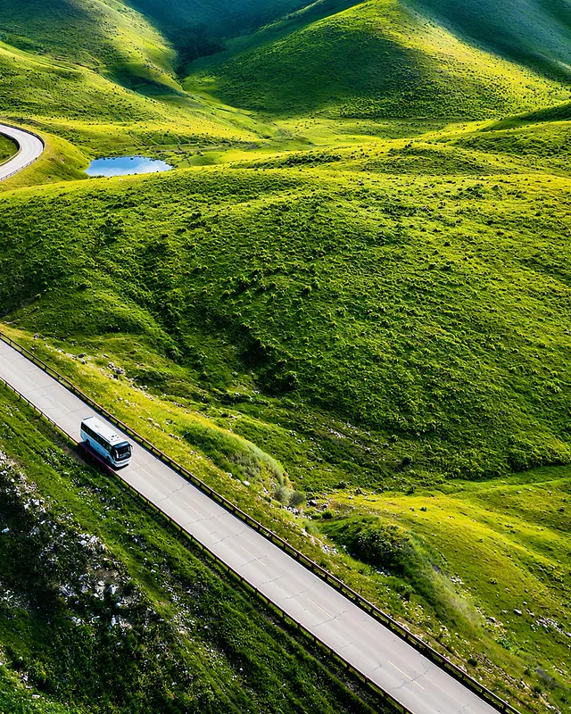 Road Over the Hills