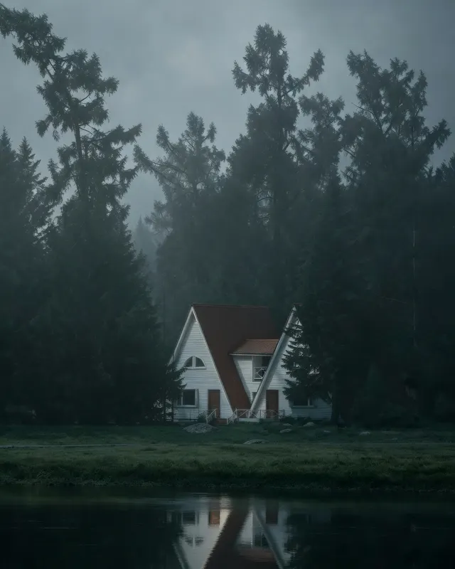Cottage in Misty Woods 1